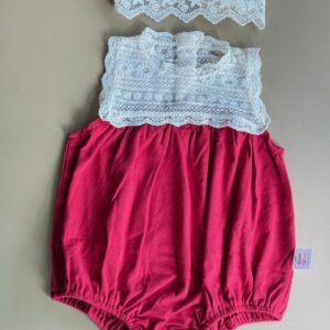 Ruby lace romper